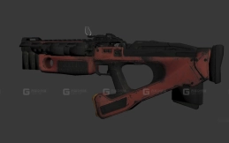 高斯突击步枪-Assault rifle gauss 3D model