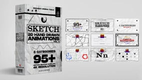 SICKBOAT - Sketch Vol. 1 - 2D Hand Drawn Animations SICKBOAT - 草图 第一卷 - 2D 手绘动画