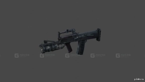 格罗扎 Groza 3D model
