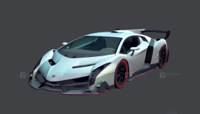 兰博基尼Veneno - Lamborghini Veneno 3D model-29