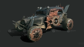 雪铁龙7（重型装甲斯波塔） - Citroen 7 (Heavy Armored Spotta) 3D model-64