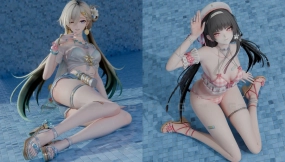 鸣潮夏日服饰千咲琳奈泳装皮渲染