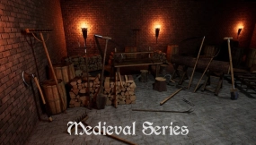 【UE】中世纪系列 农夫与樵夫工具  Medieval Series  Farmer and WoodCutter Tools