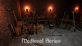 【UE】中世纪系列 农夫与樵夫工具  Medieval Series  Farmer and WoodCutter Tools