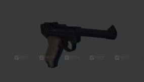鲁格 - Luger 3D model-28