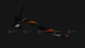 战术斧头 3D模型-75 - Тактический топор 3D model-75