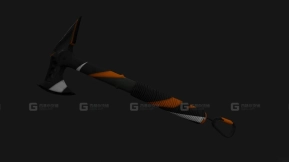 战术斧头 3D模型-75 - Тактический топор 3D model-75