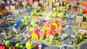 【UE】低多边形小镇  Low Poly Town