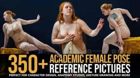 350多个学术女性姿势参考图片 350+ Academic Female Pose Reference Pictures