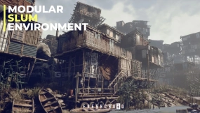 【UE】模块化贫民窟环境  Modular Slum Environment