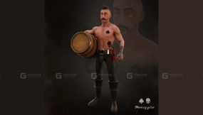 风格化角色（绑定） - Stylized Character (Rigged)