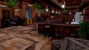 巴兰科酒吧 PS1环境(优化移动端) Barranco Bar PS1 Environment(OptimizedMobile)