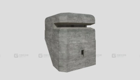 二战德国悬崖碉堡 WW2 German Cliff Bunker