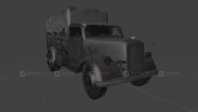 欧宝闪电 - Opel Blitz 3D model-129