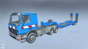 奔驰Actros - Mercedes actros 3D model-247