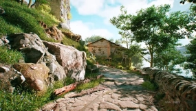 【UE】通往城堡的道路环境场景资产 Route Leading to a Castle