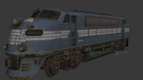 EMD F系列机车 - EMD F-units 3D model-10