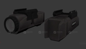 Inforce手电筒 3D模型-5 Inforce flashlight 3D model-5