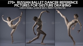 270张俄罗斯芭蕾舞者参考图片 270+ Russian Ballet Dancer Reference Pictures for Artists