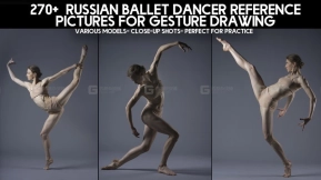 270张俄罗斯芭蕾舞者参考图片 270+ Russian Ballet Dancer Reference Pictures for Artists