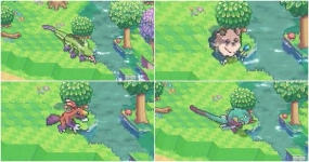 像素风格游戏《Critter Crosser》程序化怪物生成器工具展示