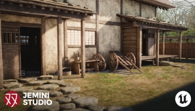 【UE】日本模块化民居（含室内）  Japanese Modular Folk House (With Interiors)