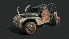 奥斯汀A70（火焰掠夺者） - Austin A70(Fire Raider) 3D model-67
