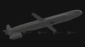 Kh-555 巡航导弹 (低多边形 FBX) Kh-555 cruise missile (Low-poly FBX)