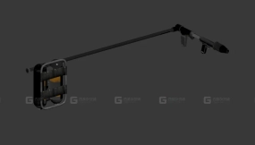 火焰喷射器3D模型-9 - Flamethrower 3D model-9
