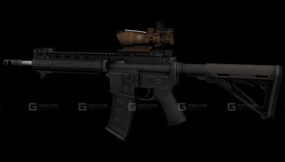 劳雷OBR 5.56海豹突击步枪-LAURE OBR 5.56 SEALS 3D model