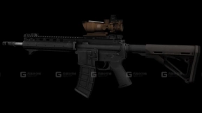 劳雷OBR 5.56海豹突击步枪-LAURE OBR 5.56 SEALS 3D model