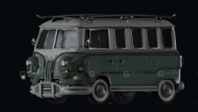 大众Combi - Volkswagen Combi 3D model-72