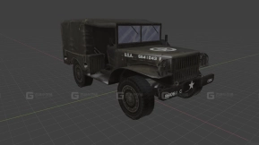 道奇WC-51 - Dodge WC-51 3D model-13
