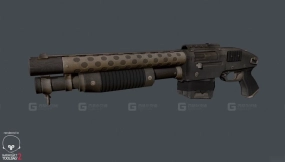 ZX-76霰弹枪3D模型-29 - ZX-76 Shotgun 3D model-29