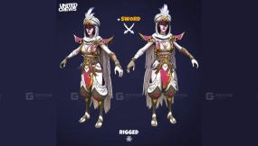 风格化女战士 - Stylized Women Warrior