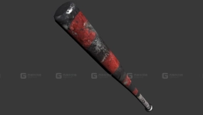 哈雷棒球棒 3D模型-65 - Harleys Baseball Bat 3D model-65