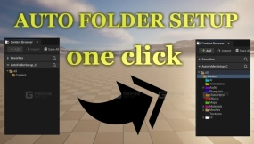 【UE5.5-5.8】自动文件夹整理工具 Auto Folder Setup