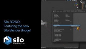 Silo2026.0发布推出Blender Bridge功能