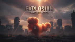【UE】爆炸长持续时间Vdb特效包  Explosions Long Duration Vdb Effects Pack