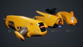 【UE】可飞行科幻无人机模型 SciFi Playable Flying Drones