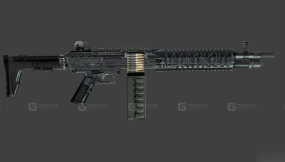 机枪-Machinegun 3D model-8