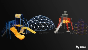 【UE】游乐场设备合VOL.1（游乐场设备玩具套装公园系列） Playground Equipment VOL.1 ( Playground Equipment Playset Toys Set Park )