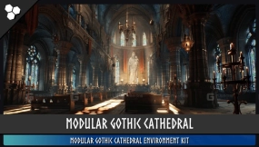 【UE5.1】Modular Cathedral (Gothic Cathedral, Modular Cathedral, Victorian Cathedral) 模块化大教堂