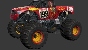 Pastrana卡车 - Pastrana 3D model-284