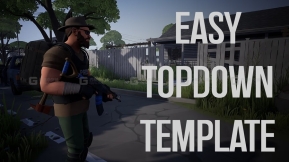 【UE】生存动作射击RPG模板V1.01   Easy TopDown Template V1.01 Survival Action Shooter RPG