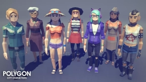 POLYGON - 城市角色  POLYGON - City Characters