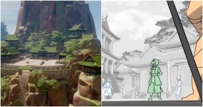 Avatar Aang电影中Toph登场场景完全使用Blender建模
