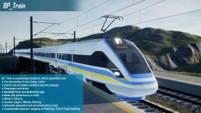 【UE】采用IC列车的铁路系统  Railway System with IC Train