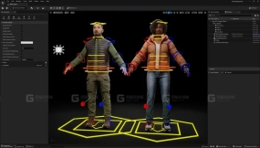 【UE】NPC角色创建器  UE5 Rigged NPC Creator
