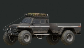 DON 72 阿拉斯加雪橇犬 - DON 72  Malamute  3D model-3